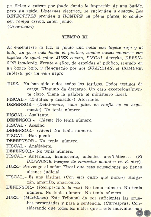 TEATRO BREVE, 1969 - PLÁ/DOMÍNGUEZ - HISTORIA DE UN NÚMERO DE JOSEFINA PLÁ